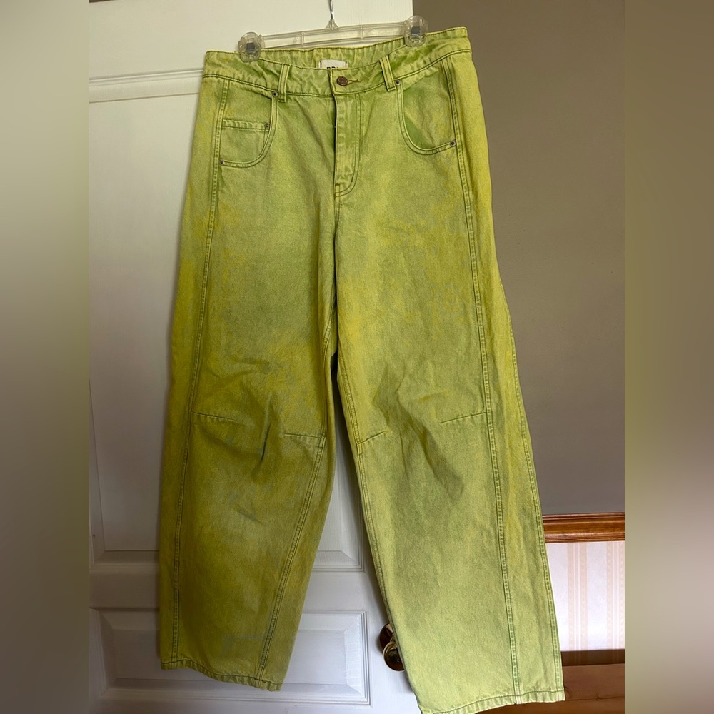BDG Acid Green Baggy Jeans